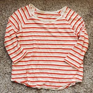 3/4 Sleeve Striped T-Shirt